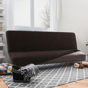 Nueva Textura Huse care se întind foarte bine NIAGARA ciocolatei 2fotoliu cu manere de lemn (l. 130 - 160 cm)