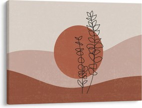 Tablou - Boho frunze N⁰1 (70x50 cm)