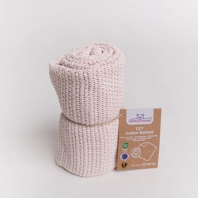 Babymatex Pătură pentru copii Lili pudră, 75 x 100 cm