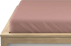 Cearsaf din jerse roz-maro 90 x 200 cm