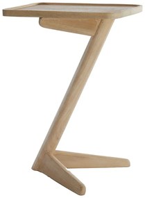 Măsuță auxiliară din lemn masiv de mango 42x45 cm Qiano – Light &amp; Living