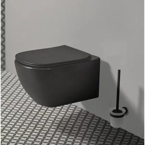 Vas wc suspendat Ideal Standard Tesi AquaBlade negru mat