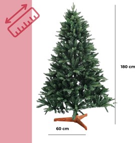 Jurhan Brad de Crăciun artificial FROST, 180 cm, verde