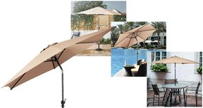 Umbrela de gradina extra mare, inclinabila