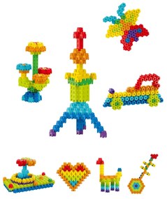 SET DE CONSTRUCTIE STEAM - MICUTUL CONSTRUCTOR (160 PIESE) - BUFNITEL (188-659)