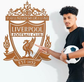 DUBLEZ | Logo-ul din lemn al clubului pentru perete - Liverpool