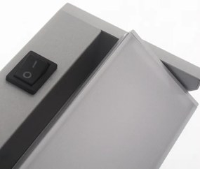 LED Lampă design minimalist LED/10W/230V argintiu