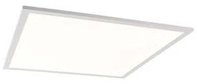 Plafoniera albă cu LED și dimmer cu telecomandă - Liv