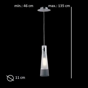 Pendul transparent design italian, KUKY CLEAR SP1 023021