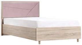 Pat cu spatiu de depozitare 100x200 cm pentru camera fetelor, Colectia Angel City