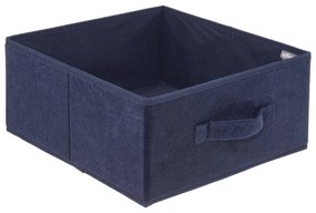Cutie de depozitare textila CUBIT 31x31 cm, albastra