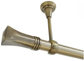 Galerie fara inele tavan MALAGA /25 - aur antic (Alege marime: 180 cm)