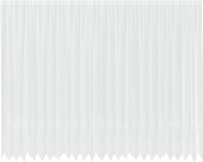 vidaXL Cortină din Dantelă cu perdele Alb 260 x 600 cm Poliester