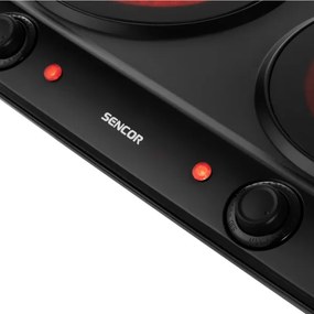 Plită vitroceramică dublă 2400W/230V Sencor