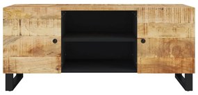 Comoda TV, 105x33x46 cm, lemn masiv de mango 1, Lemn masiv de mango