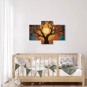 Tablou - Soarele în coroana arborelui vieții (90x60 cm)