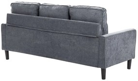 Canapea 3 locuri Arran (gri închis) (cu taburete) . 1008540