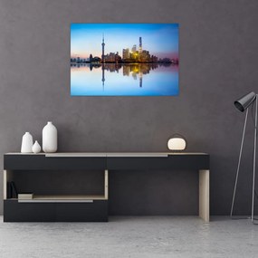 Tablou - Cerului dimineții deasupra Shanghaiului (90x60 cm)