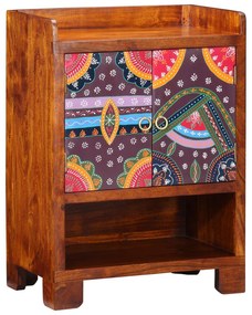 vidaXL Dulap pentru încălțăminte 55x35x75 cm Lemn solid de Acacia