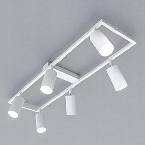 Plafonieră cu spoturi 6xGU10/30W/230V alb