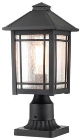 Lampă de exterior Quoizel QZ-CEDAR-POINT3-M-BK CEDAR POINT 1xE27/60W/230V IP44