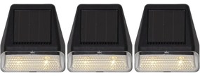 Set de 3 lămpi de perete solare LED Star Trading Wally, înălțime 7,5 cm