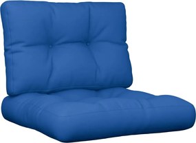 vidaXL Perne de paleți, 2 buc., albastru regal, material textil