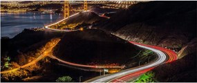Tablou - Golden Gate Bridge (120x50 cm)