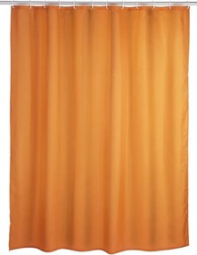 Cortină de duș, textilă, 180x200 cm, WENKO, portocalie