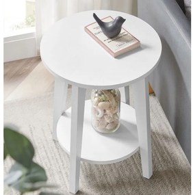 Masă laterală KAEL albă