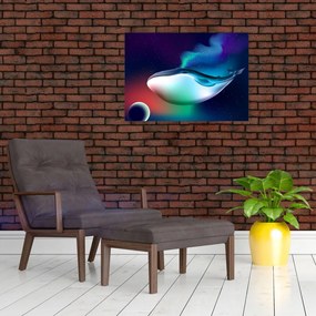 Tablou - Balena spațială (70x50 cm)