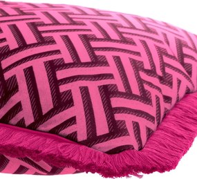 Perna decorativa design LUX Doris S pink, 50x50cm
