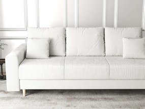 Canapea extensibilă dumonde cu ladă de depozitare si sezut confortabil din spuma high-density, Kronos Zoom Gri 210x100 cm