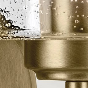 Lampă de perete Kichler KL-WINSLOW-1W-NBR WINSLOW 1xE27/60W/230V alamă