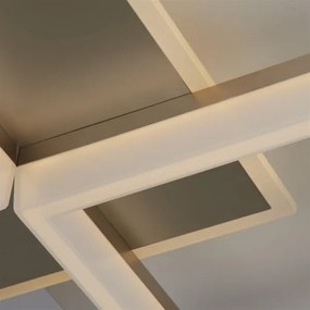 Searchlight 83510GO - Plafonieră LED dimabilă FENCE LED/25W/230V