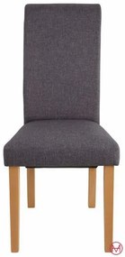 Set 2 scaune Rito tiago gri tapiterie stofa 48/68/101 cm