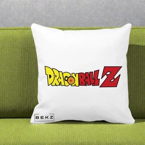 Perna Personalizata Dragon Ball Z Clasic, 40x40 cm, Alba Mata, Husa Detasabila, Perna Inclusa, BEKZ®