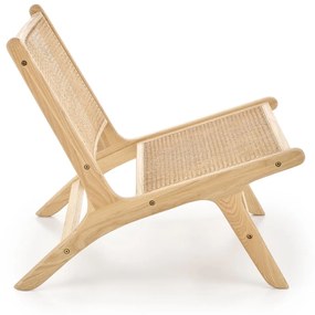Fotoliu Foden 2 natur/natur - H74 cm