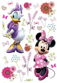 Decorațiune autocolantă Minnie și Daisy, 42,5 x 65 cm