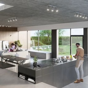 Sollux SL.0462 - Spot MERIDA 6xGU10/40W/230V gri