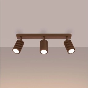 Brilagi - Lampă spot LED CRESTO 3x GU10/10W/230V, maro