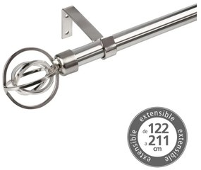 Galerie de perdea 122-211 cm extensibilă din metal – Casa Selección