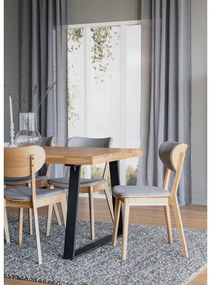 Scaune de dining gri 2 buc. Kato - Rowico