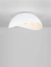 Lustra aplicata design decorativ OPSI alb D-50cm