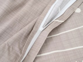 Lenjerie de pat din bumbac SOFT MEADOW maro Dimensiune lenjerie de pat: 70 x 90 cm | 140 x 200 cm