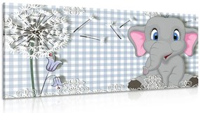 Tablou elefant mic