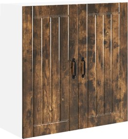 vidaXL Dulap de bucătărie Stejar fumuriu 80 x 31 x 80 cm Lemn compozit