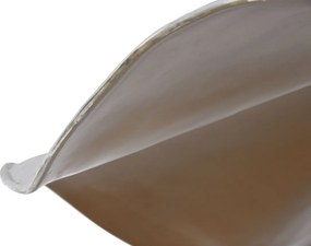 Lustră suspendată din metal, alb și auriu, finisaj patinat, 16 x 77 cm, „Provins”