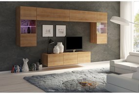 Mobilier living Calabria C2 (Stejar auriu) (fără iluminat). 1051593
