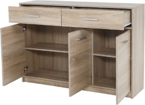 comoda 3D2S, stejar sonoma, TEYO